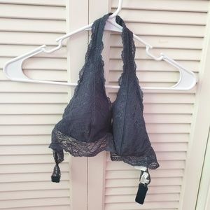 A&F Abercrombie halter lacy bralette